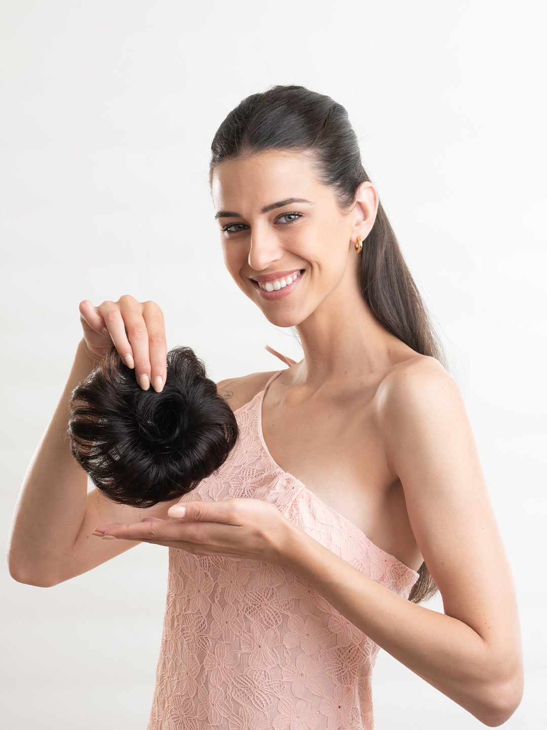 Messy Bun Scrunchie | 100% Human Hair Buns