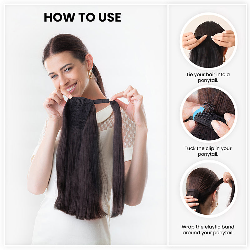 Wrap Around Ponytail | Celebrity Ponytail | Sleek & Stylish