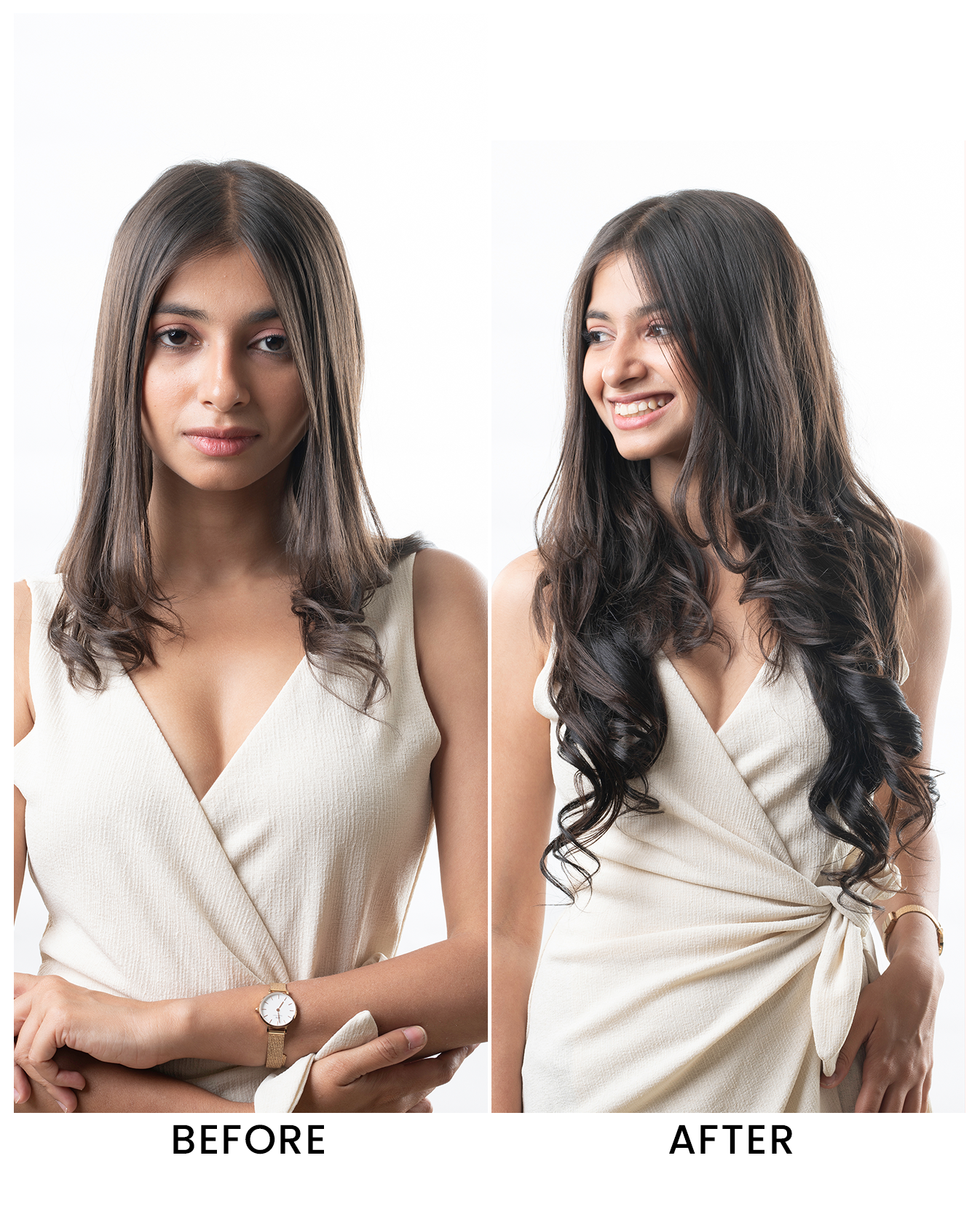 3 Piece Clip Set Wavy |Volumizers & Clip-in Hair Extensions | 100% Human Hair Extensions