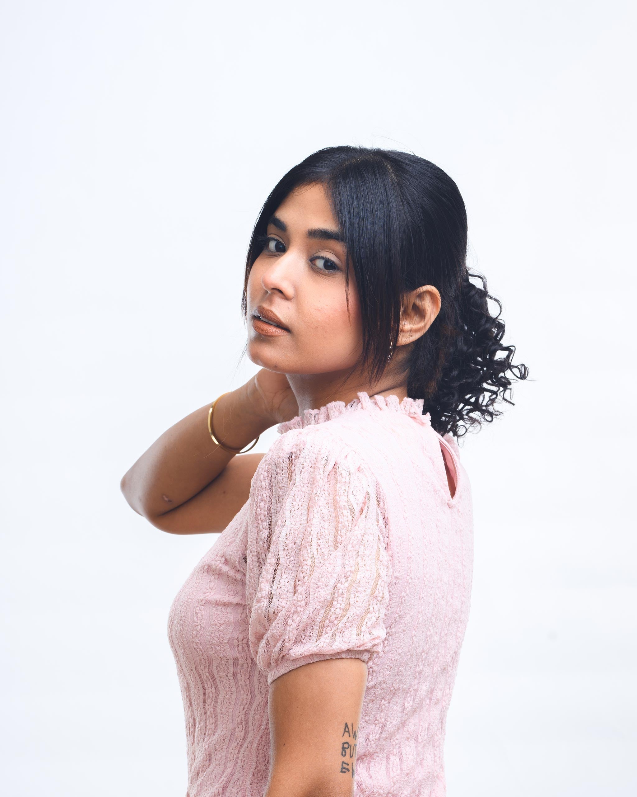 Curly Hair Top Knot | Made from 100% Human Hair