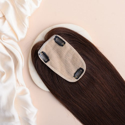 Scalp Topper Hair Extensions For Women | Silk base & 100% Human Hair