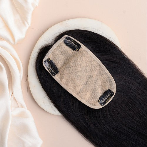 Scalp Topper Hair Extensions For Women | Silk base & 100% Human Hair