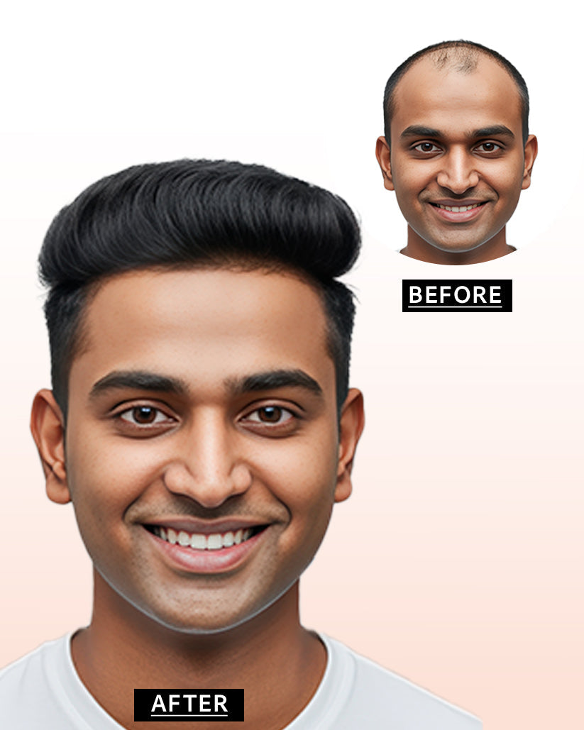 Men Patch - Mirage | 100% Human Hair Patches