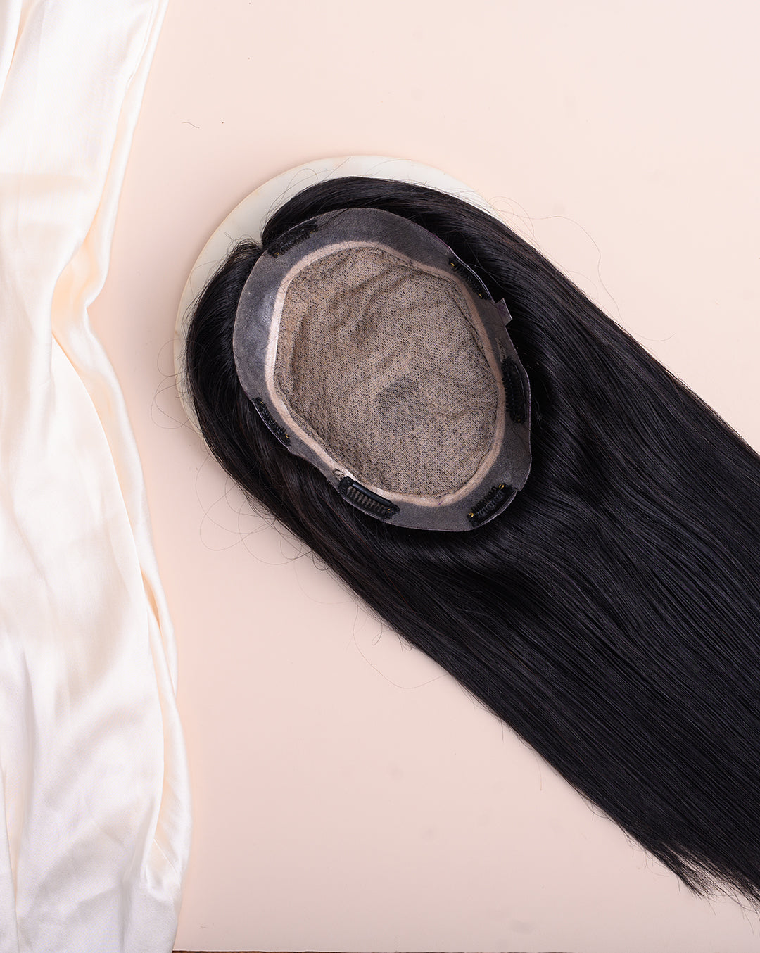 Scalp Topper Hair Extensions| Crown Topper | Extra Large Size | Lace Base & 100% Human Hair Extensions For Women