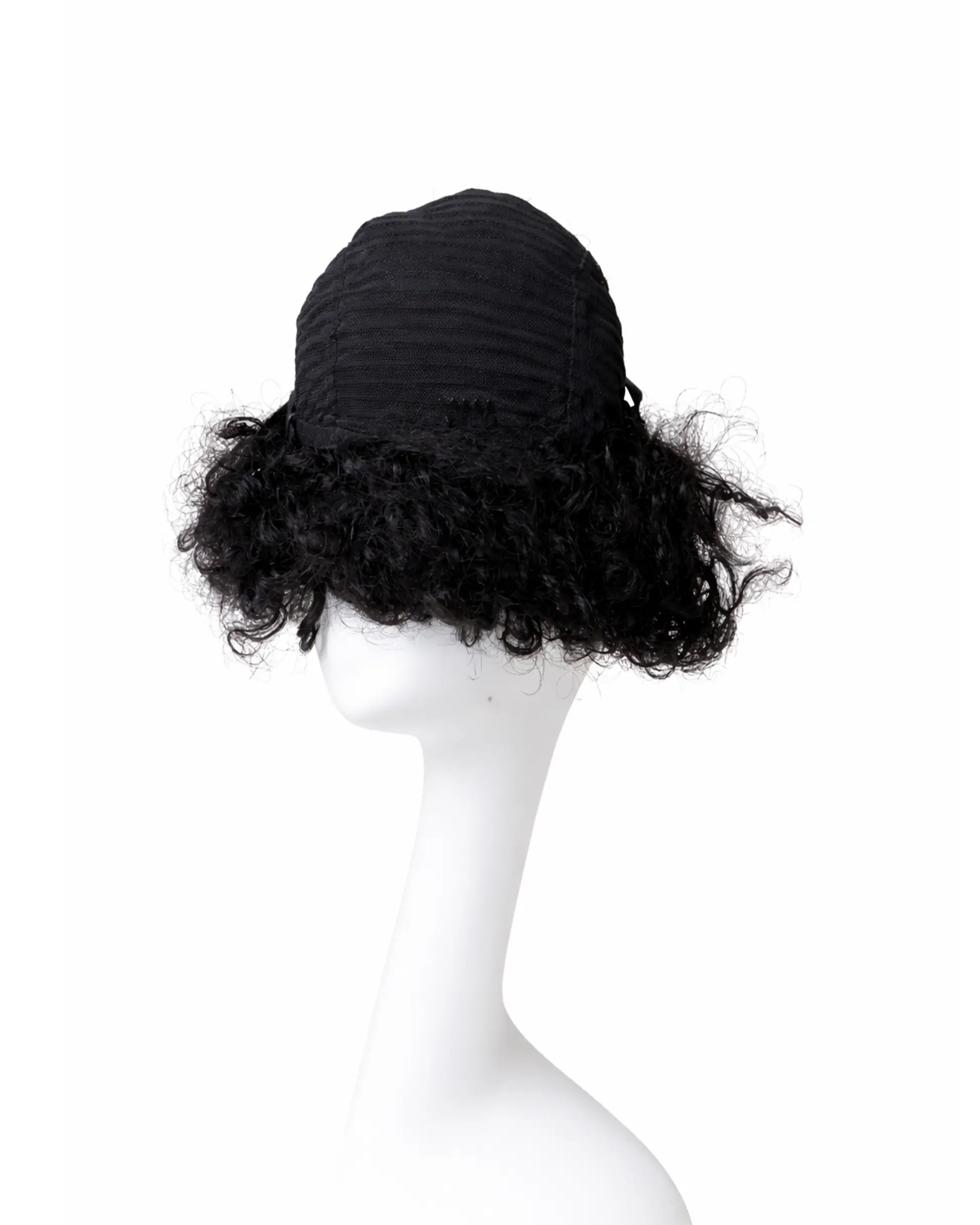Curly Bob Wig Hair Extensions | Curly Hair Wigs For Women | Natural Black