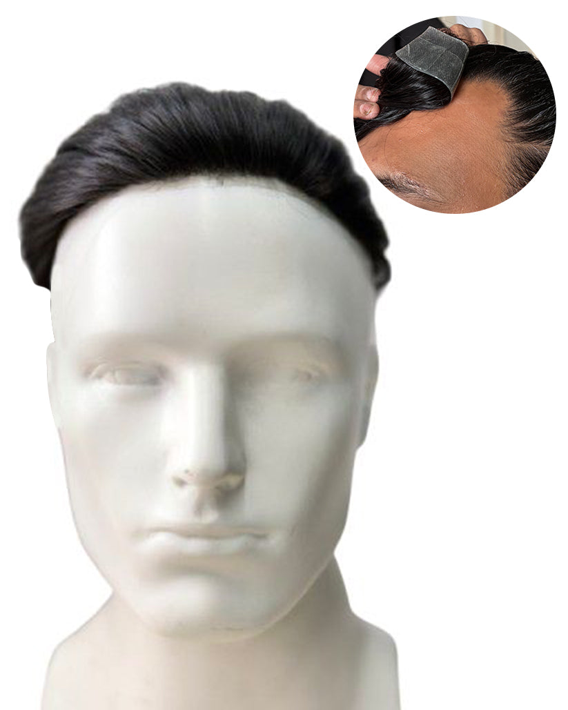 Frontline Hair Patch for Men | 100% Human Hair Patches