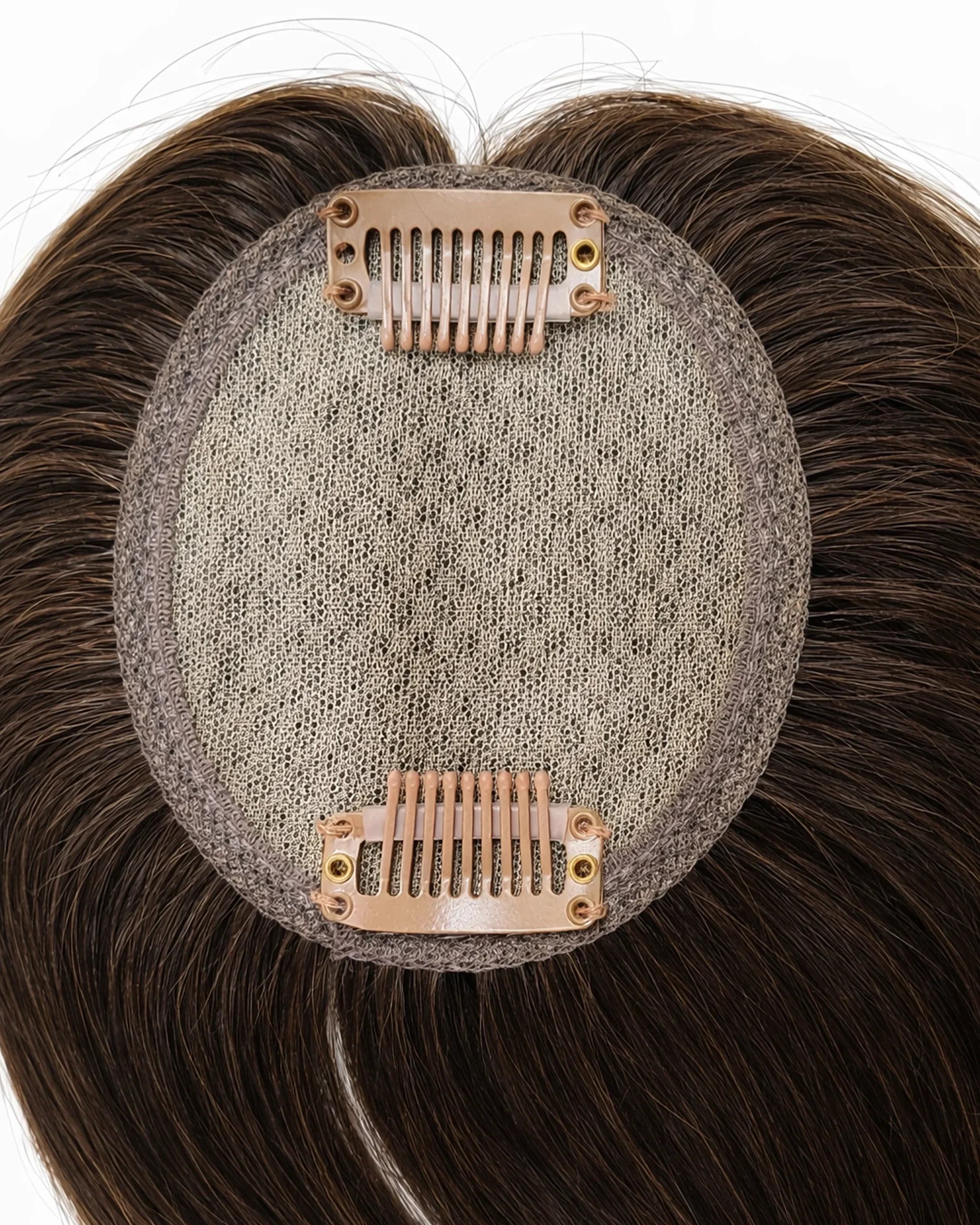 Lace Topper | Semi Woven Oval Shape | 3x3 | 100% Human Hair Extensions