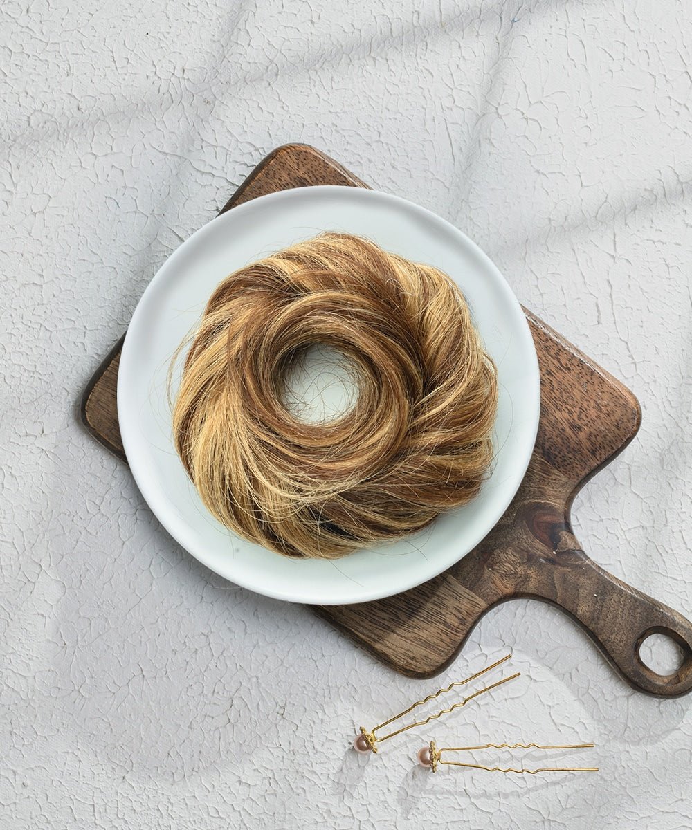 Messy Bun Scrunchie | 100% Human Hair Buns