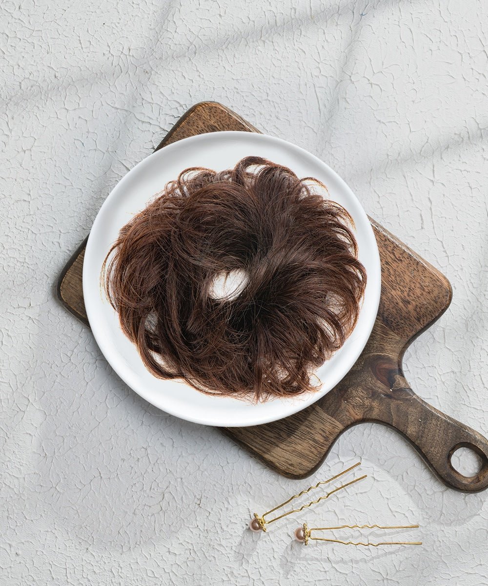Messy Bun Scrunchie | 100% Human Hair Buns