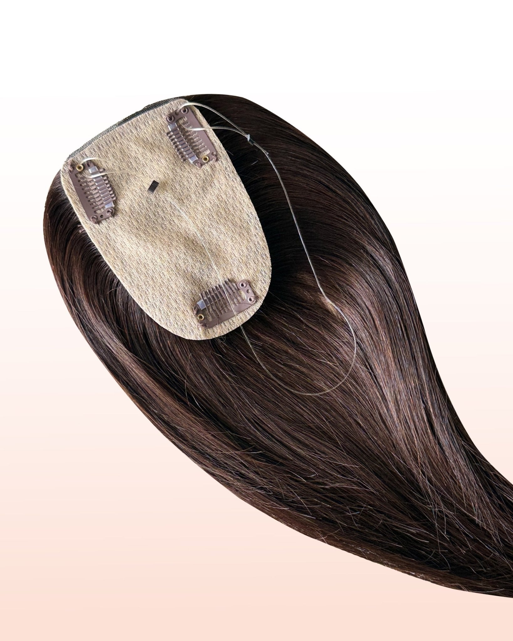 Secure Fit Topper | Silk-Based Hair Extensions for Women with Clips and Invisible String Support