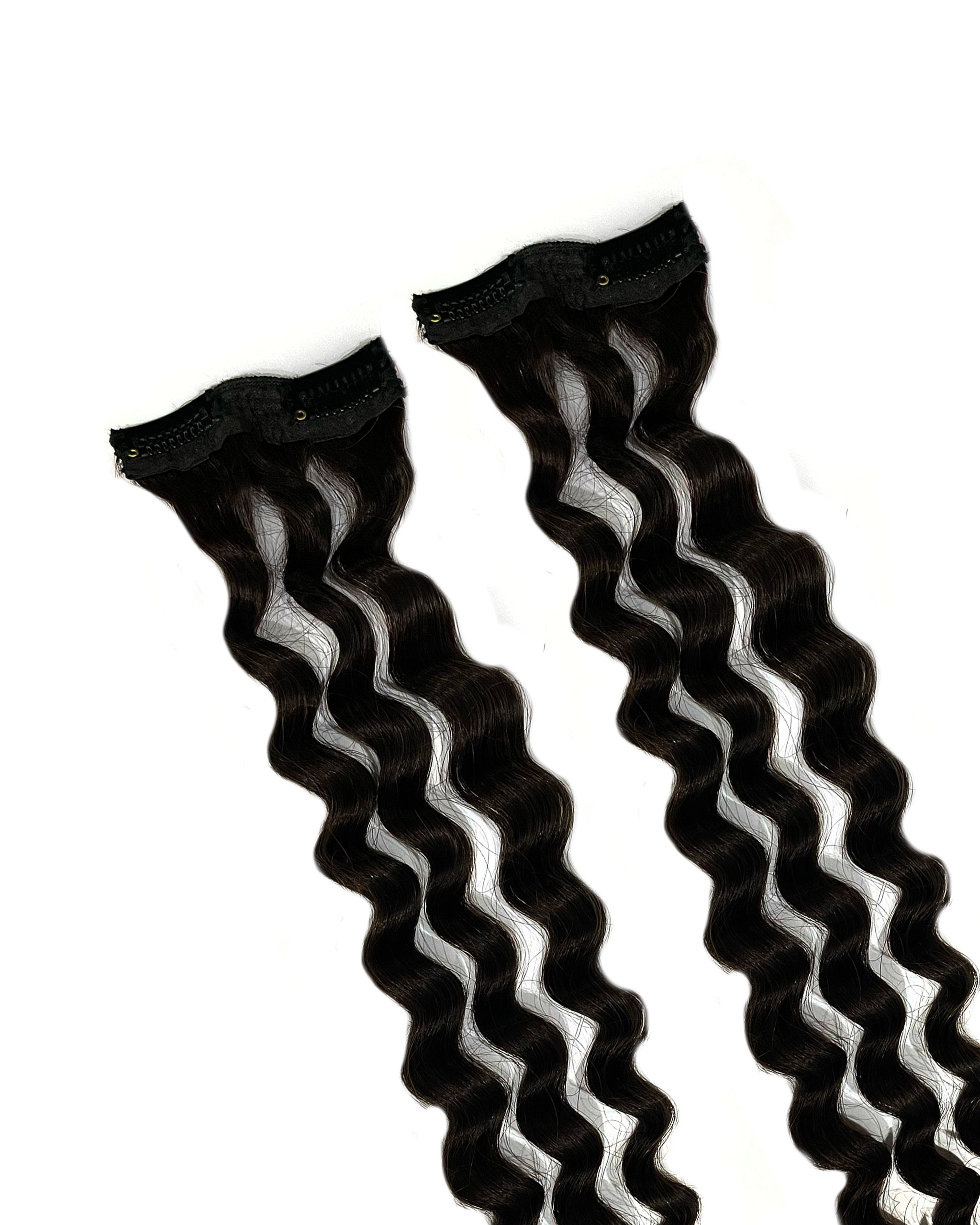 Side Patches | Curly | Pair of Hair Extensions