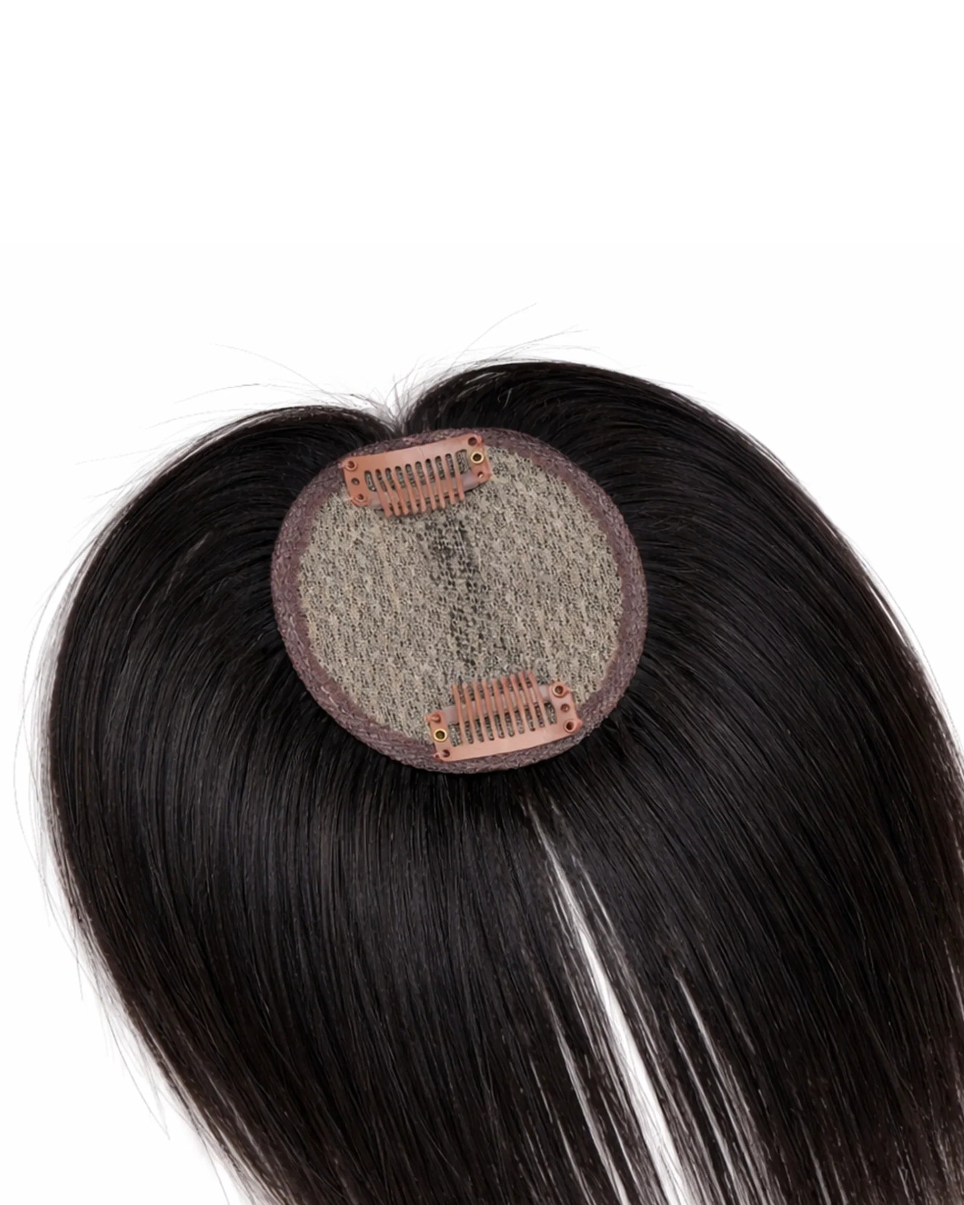 Lace Topper | Semi Woven Oval Shape | 3x3 | 100% Human Hair Extensions