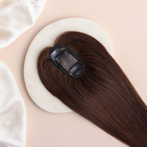 Mini Scalp Topper Hair Extensions | Smallest Scalp Topper For Women | 100% Human Hair Extensions