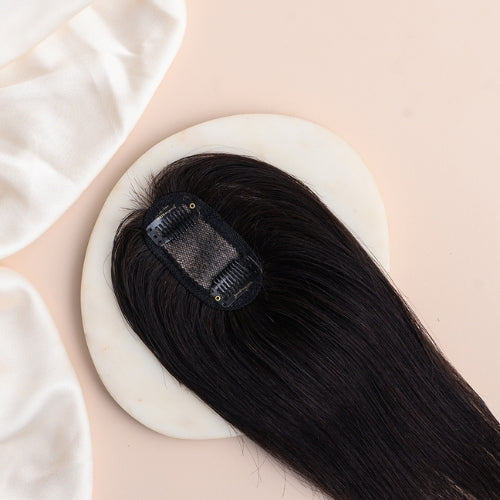 Mini Scalp Topper Hair Extensions | Smallest Scalp Topper For Women | 100% Human Hair Extensions