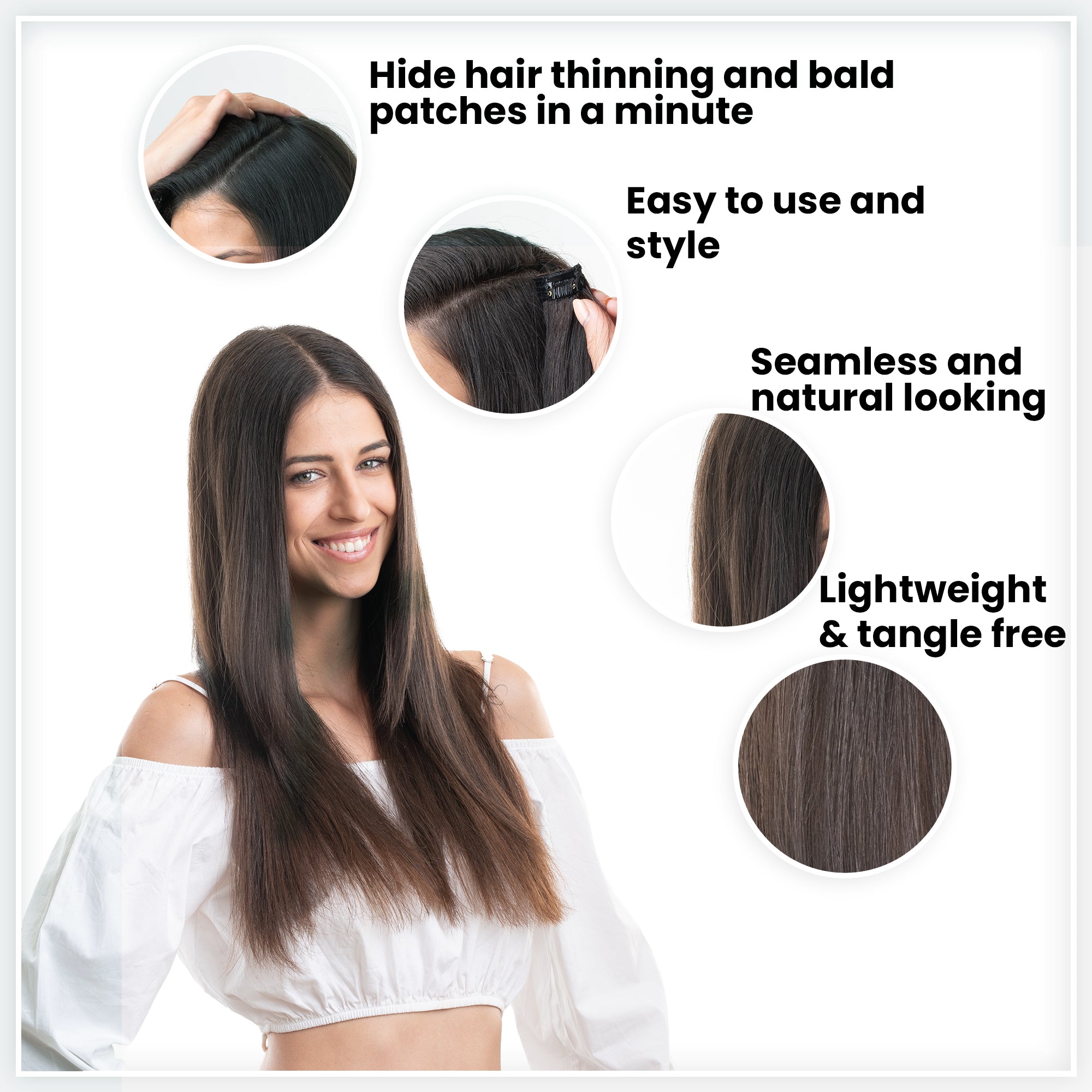 Side Patches | Pair of Hair Extensions