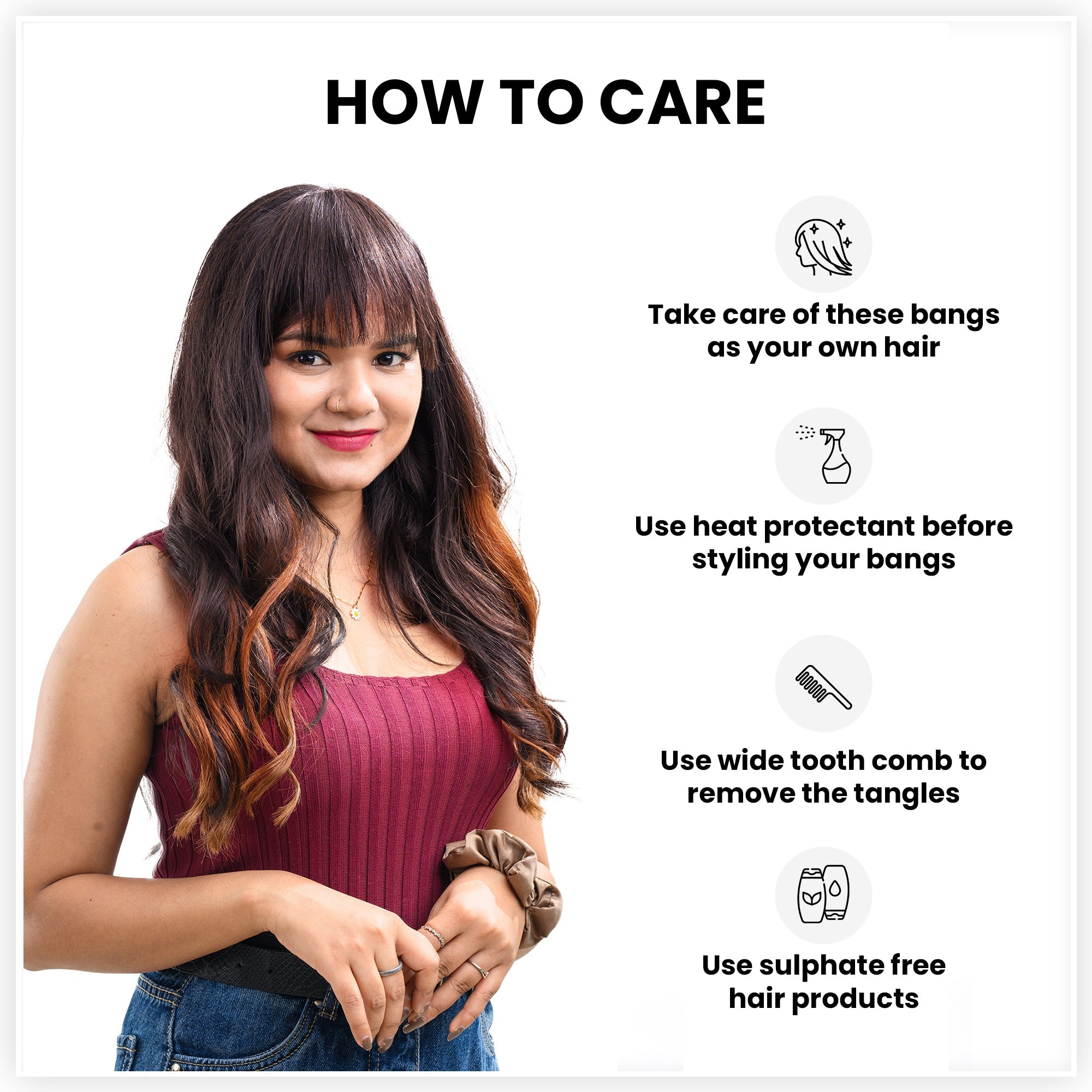 Bangs Without Temple | Trendy Korean Bangs