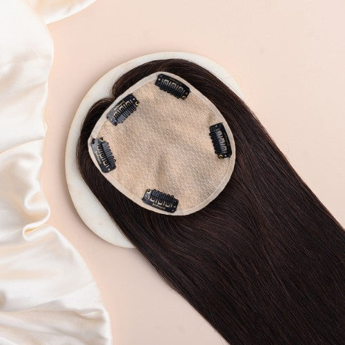 Scalp Topper Hair Extensions For Women | Silk base & 100% Human Hair