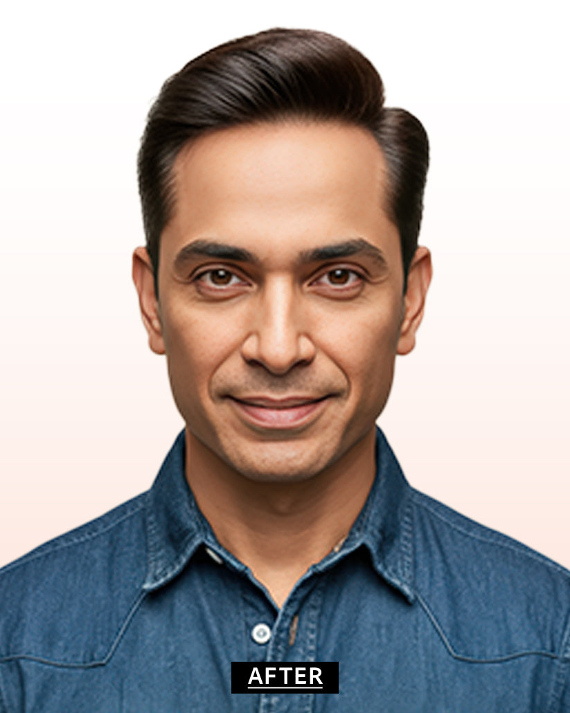 Los Angeles Men Patch | 100% Human Hair Patches