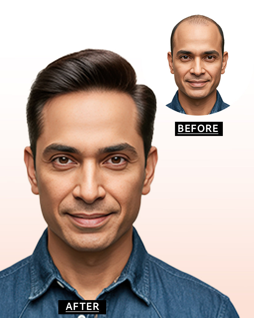 Los Angeles Men Patch | 100% Human Hair Patches