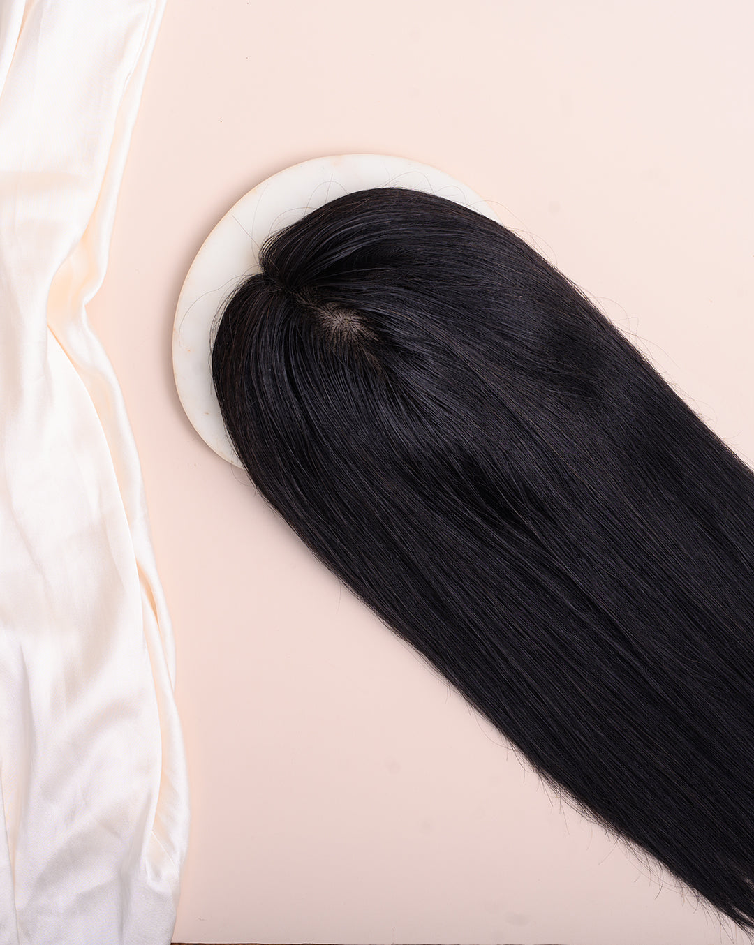 Scalp Topper Hair Extensions| Crown Topper | Extra Large Size | Lace Base & 100% Human Hair Extensions For Women
