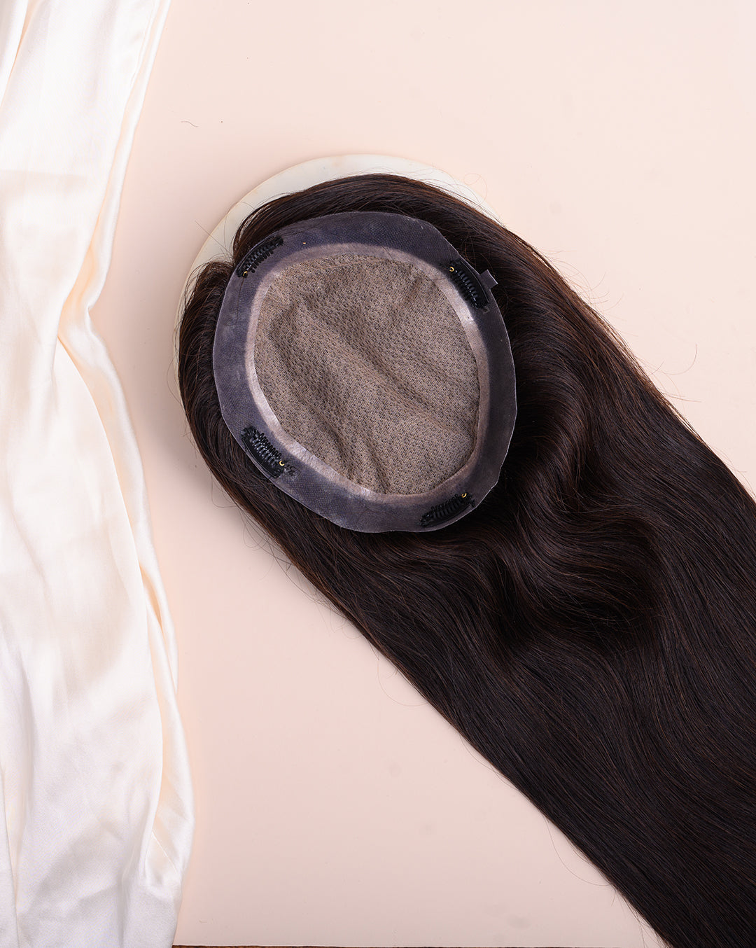 Scalp Topper Hair Extensions| Crown Topper | Extra Large Size | Lace Base & 100% Human Hair Extensions For Women