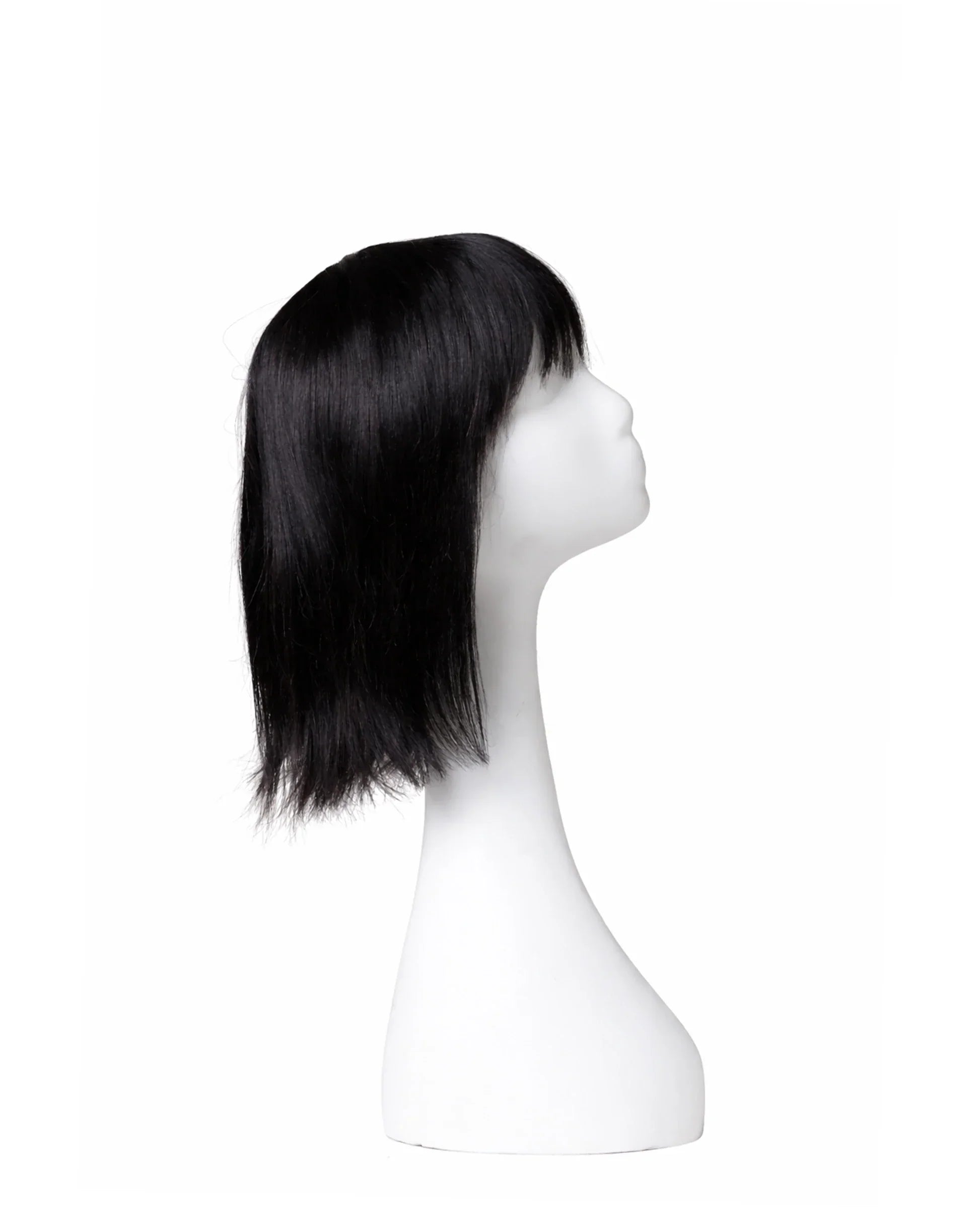 Wig with Bangs | 100% Human Hair Wigs For Women | Natural Black