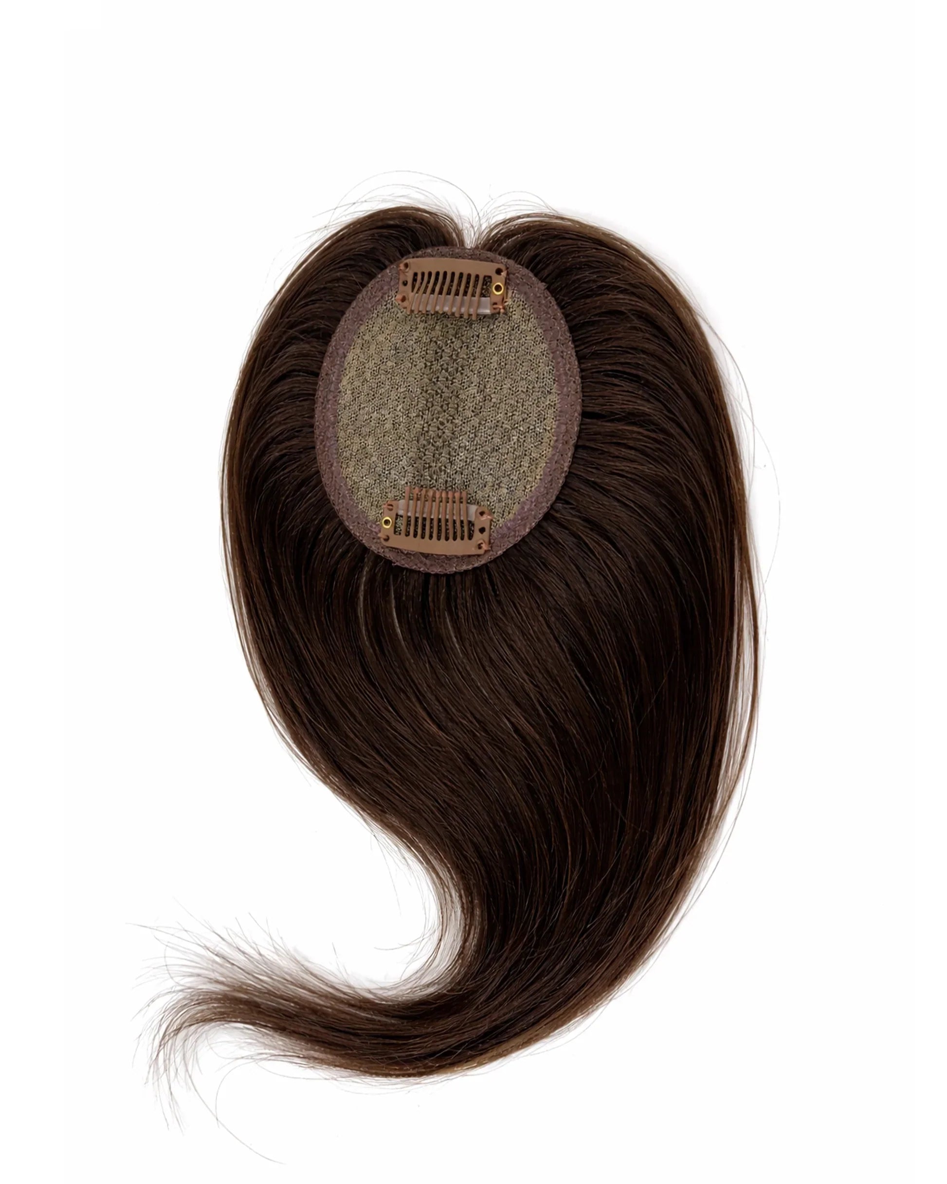 Lace Topper | Semi Woven Oval Shape | 3x3 | 100% Human Hair Extensions
