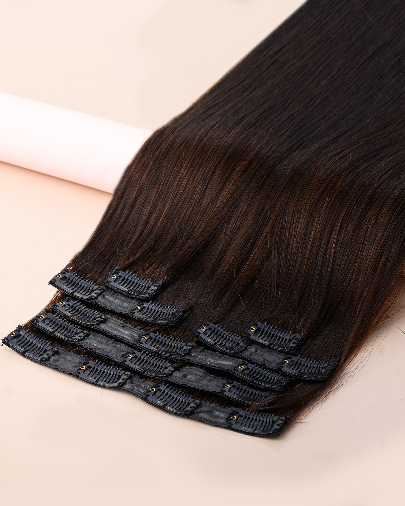 7 Piece Clip Set | Volumizers & Clip-in Hair Extensions | Voluminous & Long hair