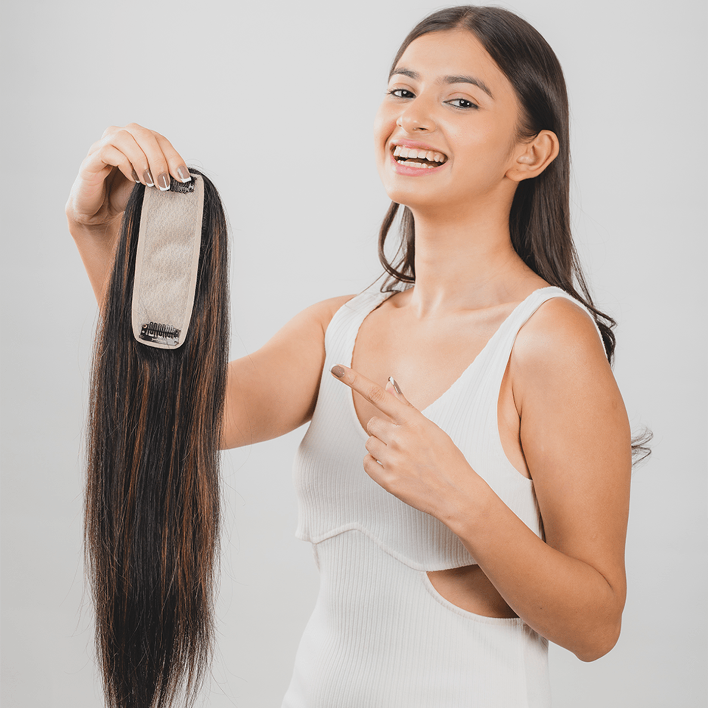 Highlighted Scalp Topper Hair Extensions| Hide Hair Thinning For Scalp Area