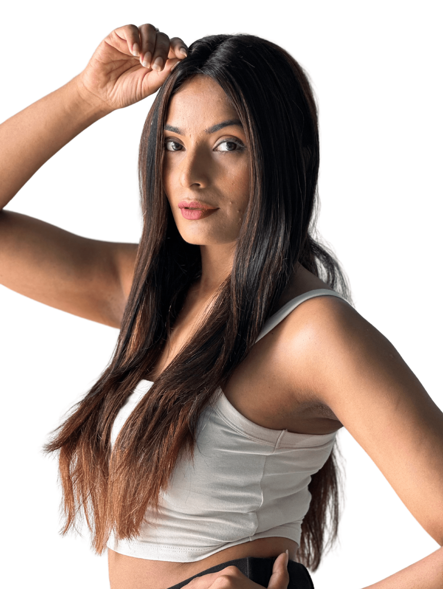 Highlighted Scalp Topper Hair Extensions| Hide Hair Thinning For Scalp Area