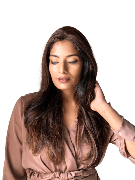 Lace Topper Hair Extensions | Backcombed Hair Topper- Crown Area For Hair Thinning