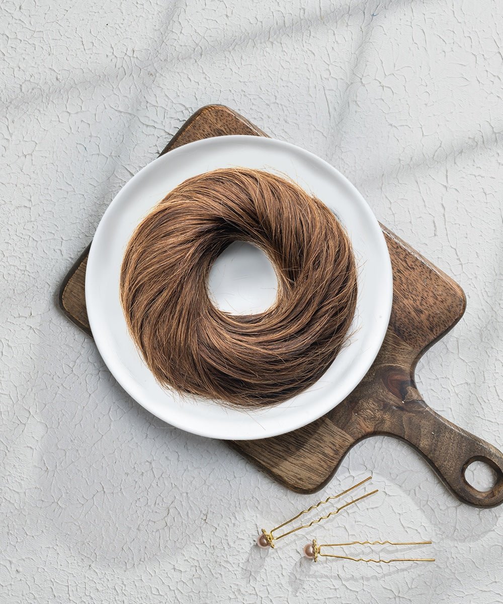 Messy Bun Scrunchie | 100% Human Hair Buns