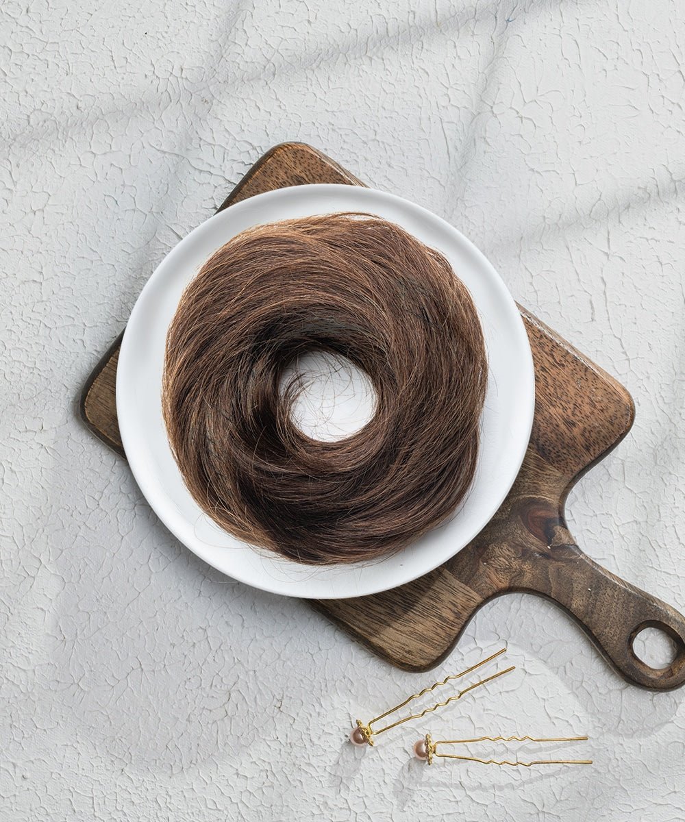 Messy Bun Scrunchie | 100% Human Hair Buns
