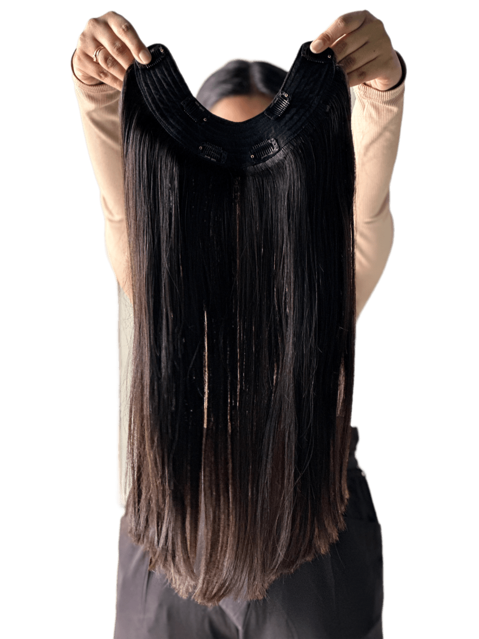 U-Shaped VolumizerClip-in Hair Extensions | 100% Human Hair Extensions